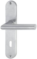 HOPPE T&uuml;rgriff Amsterdam E1400Z/302 Lochung: Oval-/Buntbart|Farbe: F69 - Edelstahl