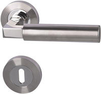 Alpertec 88028400C Solid 2-R Chrom/Edelstahlfarbig satiniert. BB f&uuml;r Zimmert&uuml;ren