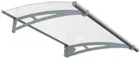 Palram - Canopia Vordach Aquila 1500 Anthrazit 92x150x18 Cm