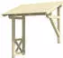 Skan Holz Pultvordach Paderborn 3 (242x156x293 cm) natur