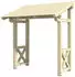 Skan Holz Pultvordach Paderborn 4 (242x156x293 cm) natur
