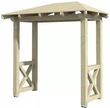 Skan Holz Vordach Wismar 4 (258x126x264 cm)