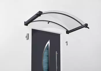 Gutta TYP BV/B (200x90 cm) anthrazit/transparent