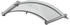 Gutta TYP BV/B (160x90 cm) transparent/silberfarben