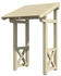 Skan Holz Pultvordach Potsdam 4 (176x156x293 cm) natur