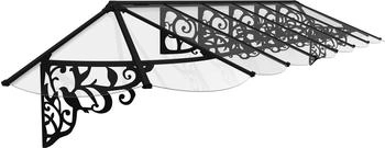 Palram Canopia Vordach Lily XL 4690 schwarz (472,6x70x88 cm)