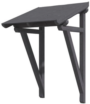 Skan Holz Pultvordach Potsdam 2 (176x156x293 cm) grau