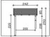Skan Holz Pultvordach Paderborn 3 (242x156x293 cm) eichefarben