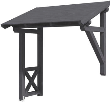 Skan Holz Pultvordach Paderborn 3 (242x156x293 cm) grau
