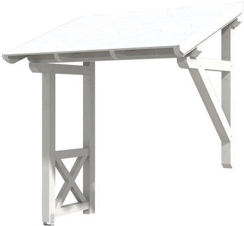 Skan Holz Pultvordach Paderborn 3 (242x156x293 cm) weiß
