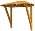 Skan Holz Vordach Wismar 2 (258x126x264 cm) eichefarben