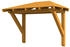 Skan Holz Vordach Wismar 1 (258x126x264 cm) eichefarben