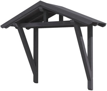 Skan Holz Vordach Stralsund 2 (289x116x279 cm) grau