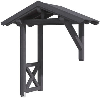 Skan Holz Vordach Siegen 3 (247x116x267 cm) grau