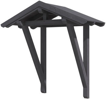 Skan Holz Vordach Siegen 2 (247x116x267 cm) grau