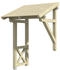 Skan Holz Pultvordach Potsdam 3 (176x156x293 cm) natur
