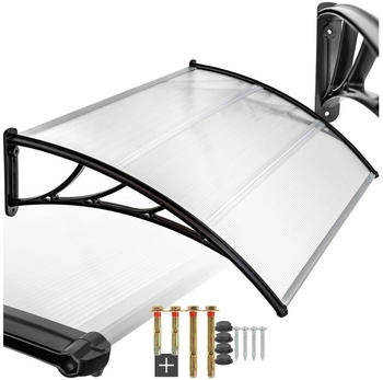 TecTake Vordach in Bogenform 150 x 93 cm