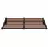 vidaXL Türvordach 152,5x90cm Polycarbonat Schwarz (153698)