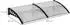 Outsunny Pultvordach Polycarbonat/Aluminium 200x96x27cm, transparent/schwarz (B70-058V02CR)