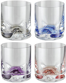 Peill+Putzler Whiskyglas 4er-Set mehrfarbig 8,9 cm