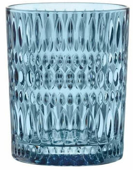 Nachtmann Ethno Tumbler, 2er Set, Whiskybecher, Whiskyglas, Kristallglas, Vintage Blue, 304 ml, 105389