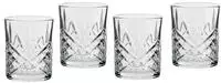 ECHTWERK Whiskyglas "Tumbler Set ca. 330ml" mit Schliffoptik und Reliefstruktur