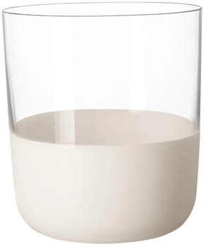 Villeroy & Boch Manufacture Rock Blanc Glass Whiskybecher Set 4tlg. je 250ml