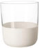 Villeroy & Boch Manufacture Rock Blanc Glass Whiskybecher Set 4tlg. je 250ml