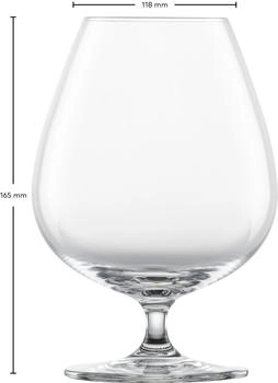 Schott-Zwiesel Schott Zwiesel Cognacglas XXL Bar Special 4er Set, Kristallglas, 774 ml