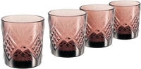 CreaTable Whiskyglas "Trinkglas Eugene" Gl&auml;ser Set, dekorative Struktur,...
