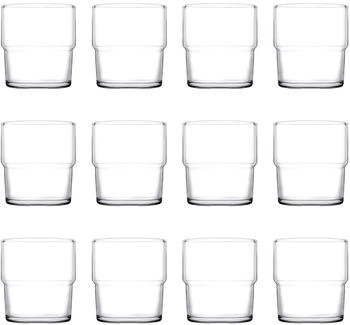 Pasabahce Whskygläser, Whskybecher - Sere Hll (12 Stück, 300ml), Stlvoller Genuss & Eleganz