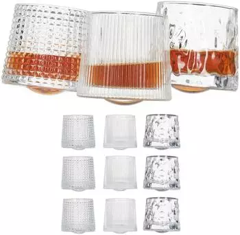 Relaxdays Whisky Gl&auml;ser 12er-Set, 150ml, Tumbler (transparent)