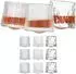 Relaxdays Whisky Gläser 12er-Set, 150ml, Tumbler (transparent)