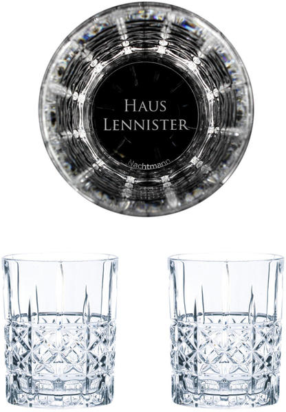 Nachtmann Whiskyglas Game of Thrones Whiskygläser Set Haus Lennister