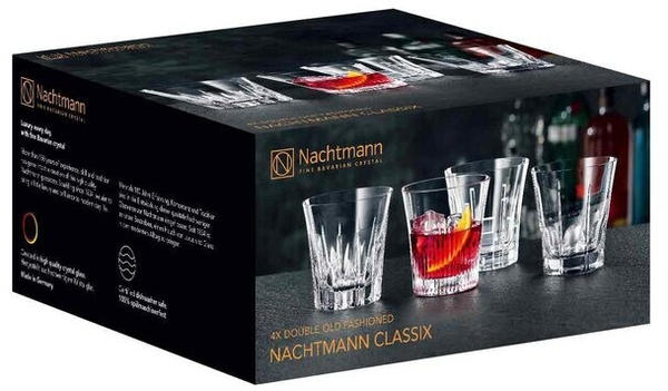 Nachtmann Whiskyglas Classix DOF Whisky Becher im 4er Set