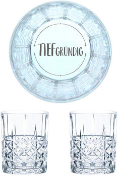 Nachtmann Whiskyglas Gravur Tiefgründig 345 ml, 2er Set
