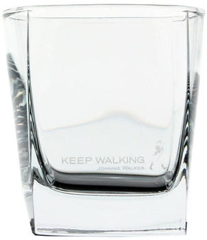 Diageo Johnnie Walker Whisky Tumbler, Whiskyglas, kubisch, Glas, Transparent, 300 ml