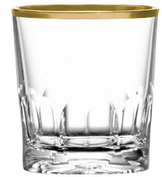 Arnstadt Kristall Whiskyglas Kristall Palais Gold (9 cm) - Kristallglas mundgeblasen · handgeschliffen · inkl. 24 Karat Goldrand