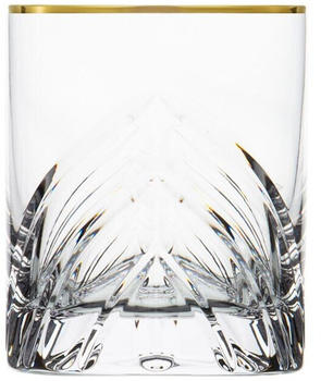 Arnstadt Kristall Whiskyglas Wings Gold (9cm) Kristallglas mundgeblasen · handgeschliffen · inkl. 24 Karat Goldrand