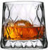 Pasabahce 4er-Set Leafy Old Fashioned Special Design Premium Whiskyglas mit schwerem Boden, 300 ml