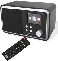 XORO DAB 300 IR Internet Radio DAB+ BT USB UPnP Schwarz