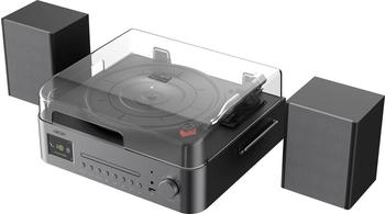 Reflexion Internetradio HiFi-Tuner Schwarz Braun DAB+ CD-Player Bluetooth (HIF2084IR)