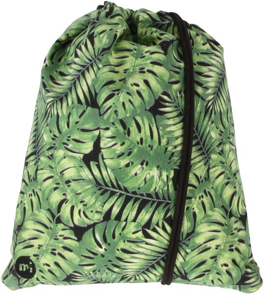 Mi-Pac Tropical Leaf Kit Bag Tasche mit Kordelzug, 47cm, 20Liter, Grün