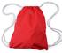 MasterDis MSTRDS Unisex Basic Gym Bag Rucksack red One einfarbiger Turnbeutel im Hipster Stil