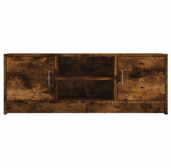 vidaXL TV Stand Multilayer Wood102x30x37,5 cm smoke oak (823255)