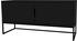 Tenzo LIPP TV-Lowboard 2D shadow black/black (2343-070)