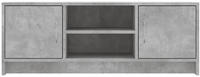 vidaXL TV-Schrank Betongrau 102x30x37,5 cm Holzwerkstoff