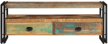 vidaXL Wood and steel TV stand 120 x 35 x 45 cm (243275)