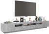 vidaXL Cabinet TV 260 x 35 x 40 LED Lights concrete grey (3081919)