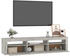 vidaXL Cabinet with LED lights Cement Grey 180x35x40 cm